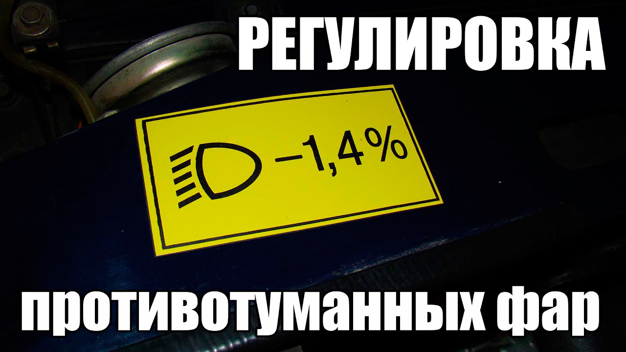 БМВ Е39 регулировка ПТФ