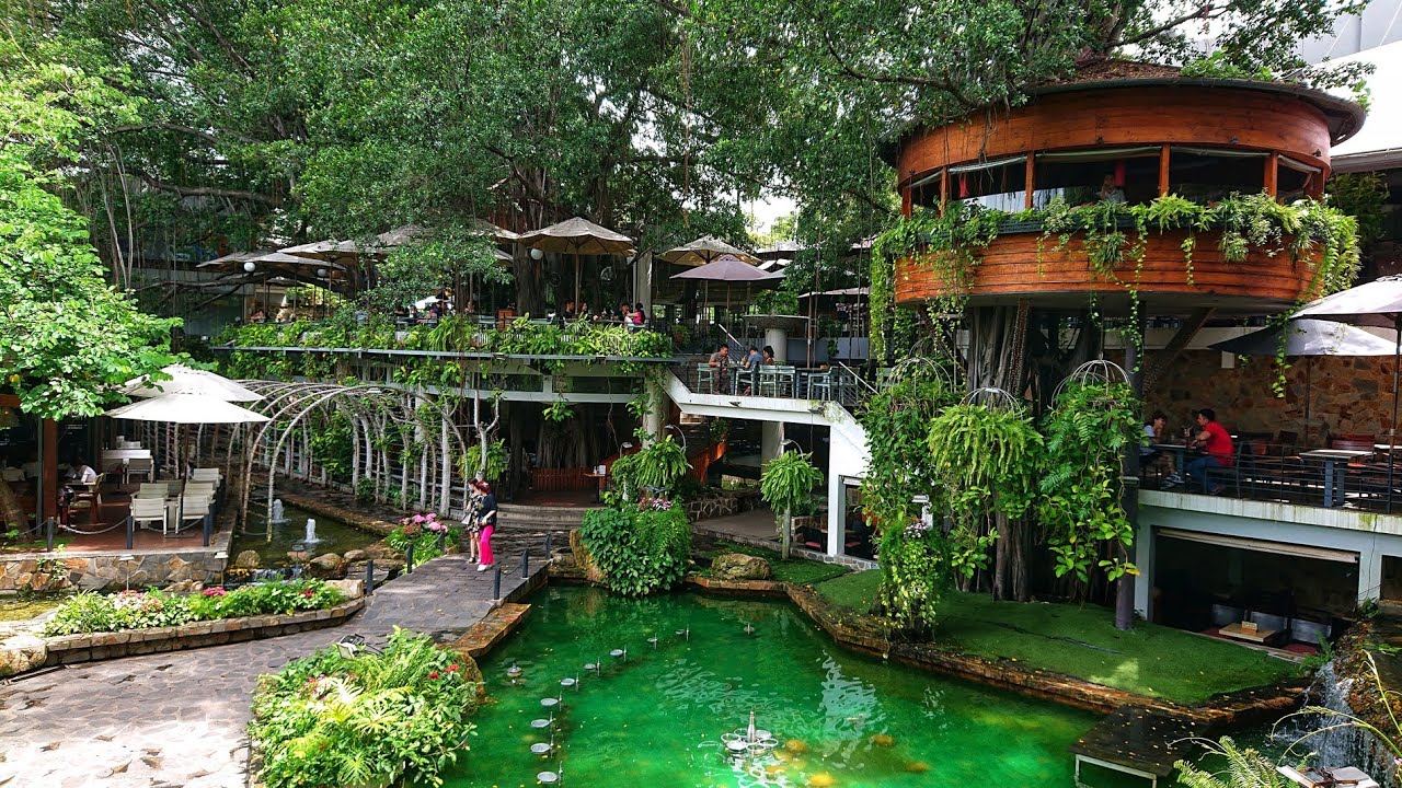 saigon cafe nguyen du 2022 New Nhâm nhi cà phê trong vườn cổ tích giữa lòng Sài Gòn : Du Miên Garden Cafe