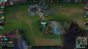 graves takes out fiora in a 1v1 outplay