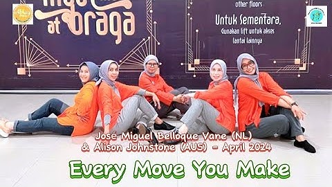 Every Move You Make Line Dance | High Beginner | Demo by AbRag Monday Beginner Class
