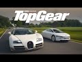 Bugatti Veyron vs Volkswagen XL1 | TopGear | Test Drive | ENG Subs