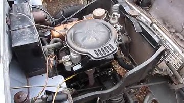 3. Triumph Herald 948 engine rebuild - Removing the engine