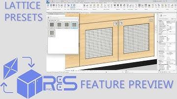 Realtime Custom Cabinetry System 27 (for Revit 2027) : DEVELOPMENT PREVIEW - LATTICE / SLATS PRESETS