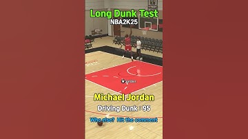 Can They Long Dunk in 2K25? Watch This! #shorts