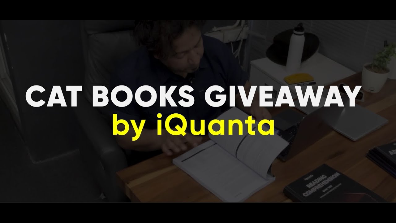 iQuanta CAT Books Giveaway Competition - YouTube