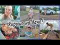 Отдых на даче🌱Отвезли нашу Джесси. Жарим шашлыки🍗Мою машину.🚗