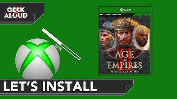 Lets Install  - Age of Empires II: Definitive Edition [Xbox Series X]