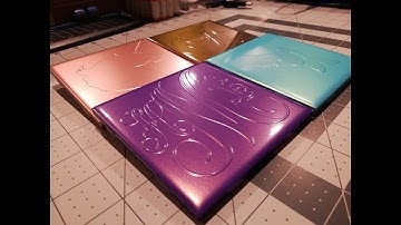 How to: Vinyl wrap and emboss tiles