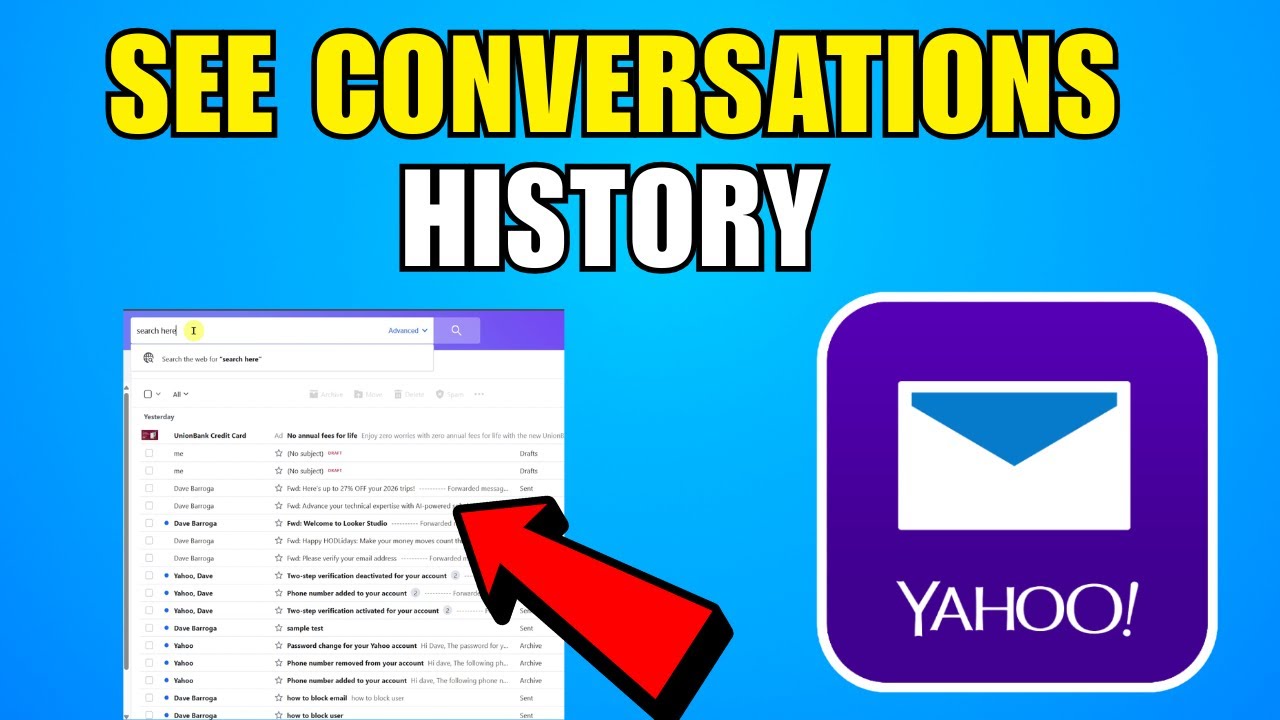 How To See Conversations History In Yahoo Mail (2026) (Complete Guide)