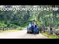 Coorg monsoon road trip from bangalore  budget homestay  coorg weekend getaway tour plan