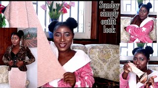 My Simple Sunday Look- Skirt-Heels Hose