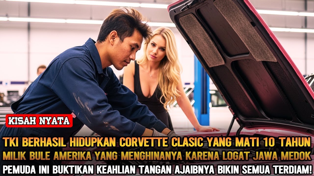 DIHINA MEKANIK BULE❗TKI BERHASIL HIDUPKAN CORVETTE KLASIK YANG MATI 10 TAHUN DALAM SEMALAM