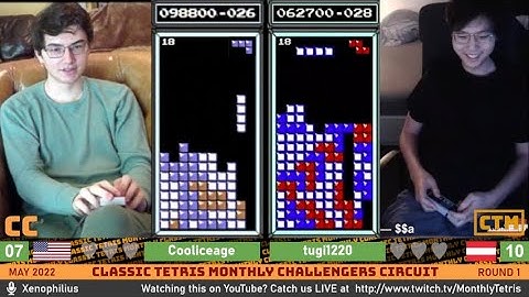 Eren, Tugi | Round 1 | Classic Tetris Monthly Challengers Circuit
