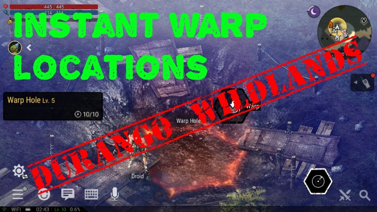 Durango: wildlands - all warp hole/landmarks locations (Base island)