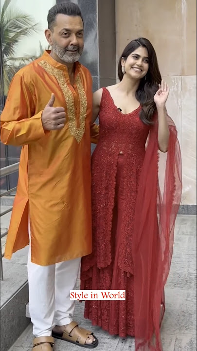 Bobby Deol & Aaditi Pohankar Arrives for Promoting Ek Badnaam Aashram Season 3 Part 2