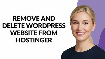 REMOVE AND DELETE WORDPRESS WEBSITE FROM HOSTINGER - Julia