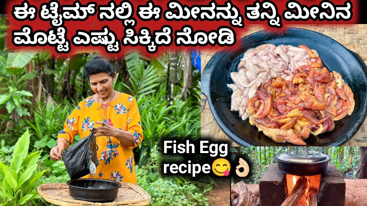 ಈ ಟೈಮ್ ನಲ್ಲಿ ಈ ಮೀನನ್ನು ತನ್ನಿ-ಮೀನಿನ ಮೊಟ್ಟೆ ಎಷ್ಟು ಸಿಕ್ಕಿದೆ ನೋಡಿ-ಮೀನು ಮೊಟ್ಟೆಯ ರುಚಿಯಾದ ಅಡುಗೆ ಮಾಡುವ