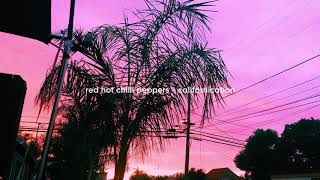 red hot chilli peppers - californication ( s l o w e d + reverb)