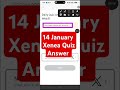 14 January 2026| xenea wallet quiz answers today | Xenea Wallet Today Quiz Answer Today #Xenea #quiz