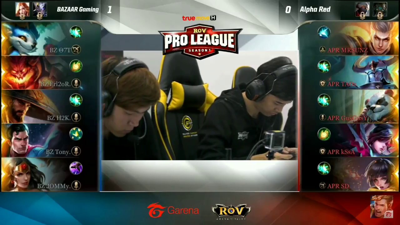 Bazaar Gaming vs Alpha Red - RoV Pro League Presented by Truemove H ...