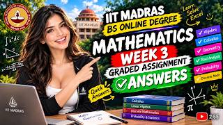 IIT Madras BS Online Degree | Mathematics Week 3 Graded Assignment Answers | Latest Oct 2026