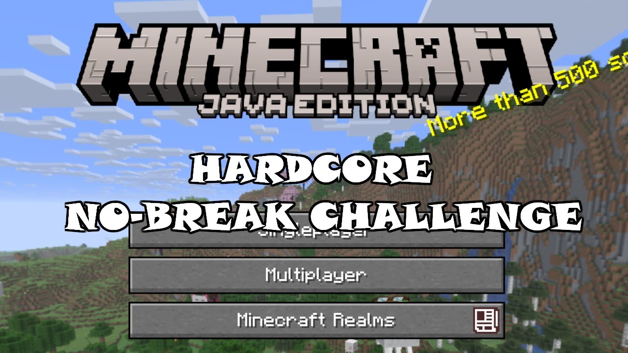 Minecraft Hardcore No Break Challenge - Attempt 50