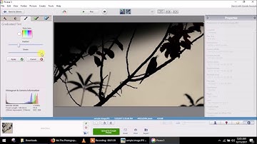 Creating sunset images with Picasa Photo viewer | Using Graduated tint in Google Picasa