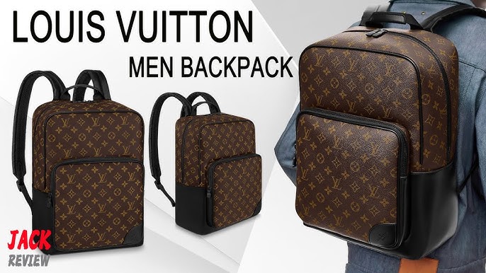 Shop Louis Vuitton MONOGRAM MACASSAR Dean backpack (M45335) by