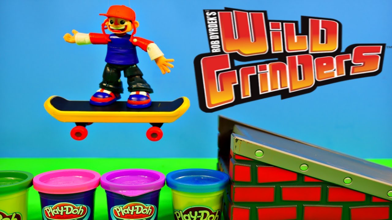 Skateboard Launcher Wild Grinders Rob Dyrdek's Toys Play Doh Tricks Review Disney Cars Toy Club
