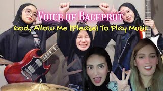 First time REAKSI Voice of Baceprot | God, Allow Me (Please) To Make Music | wow! | gifted! 🔥