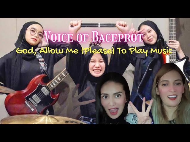 First time REAKSI Voice of Baceprot | God, Allow Me (Please) To Make Music | wow! | gifted! 🔥 class=