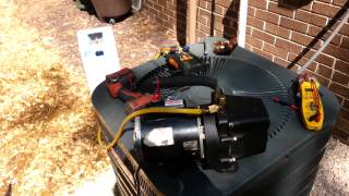 Converting a r22 air conditioning system to mo99