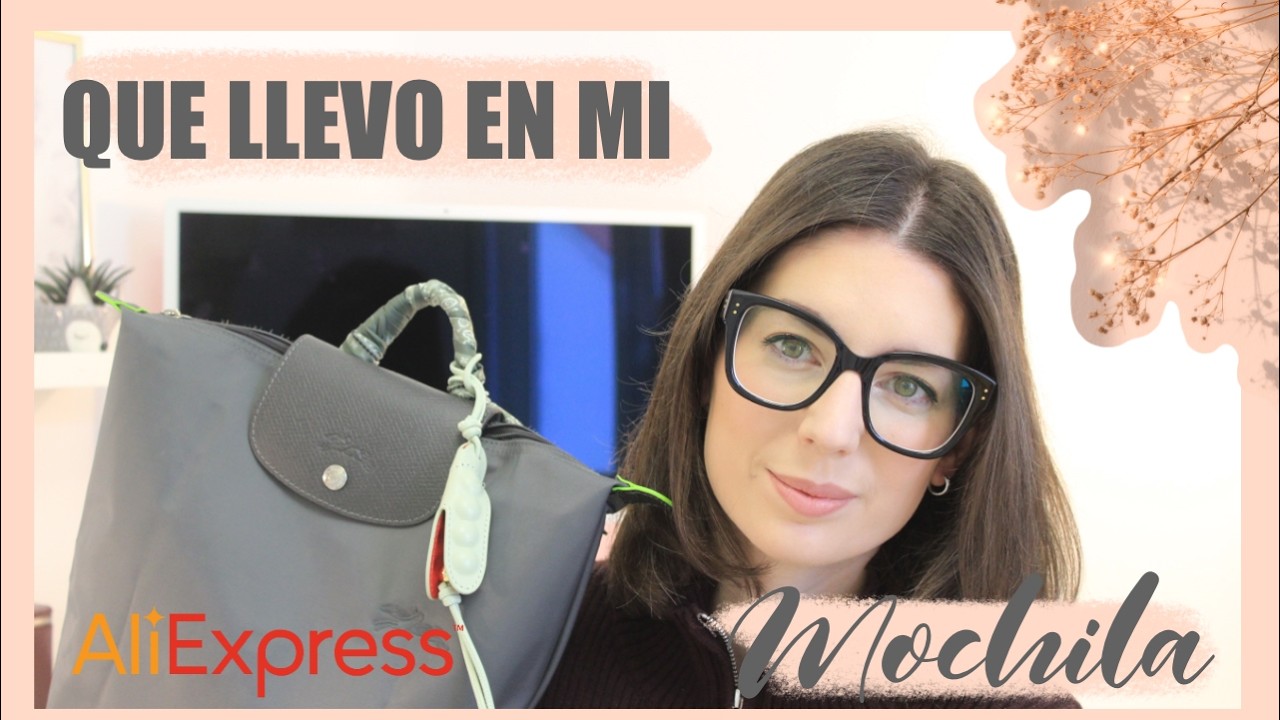 Que Llevo en mi MOCHILA 🎒 LONGCHAMP Le Pliage ✨ PERFECTA para DIARIO | styleandpaper