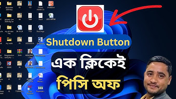How To Create a Shutdown Shortcut Button in Windows||Bangla||