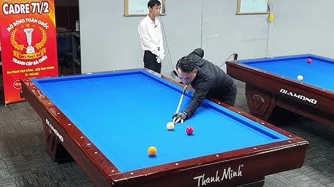 Bida cadre 71/2 ĐÌNH KHÁNH - QUÃNG NGÃI gặp QUỐC ĐIỀN giải mở rộng CLB BÀ CHIỂU 2