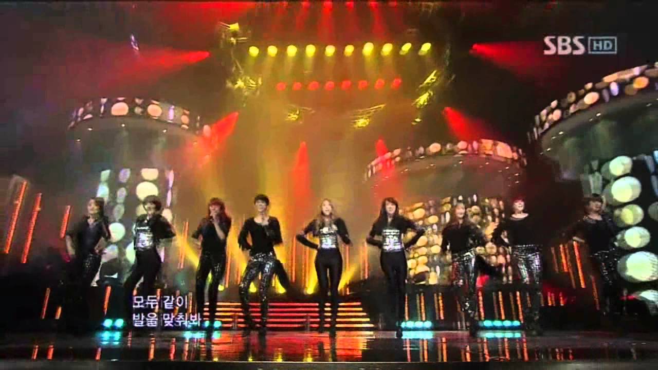9muses - Ladies (Nine Musings - Ladies) @ SBS Inkigayo Популярные песни 101128
