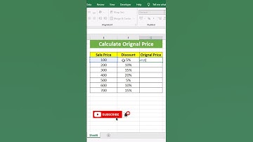 Excel tips #shorts