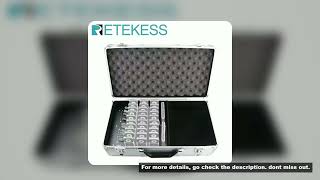 RETEKESS TT001 Charge Case Storage Box 32 Slot Aluminum Alloy For T130 Transmitter and T131 Receiver