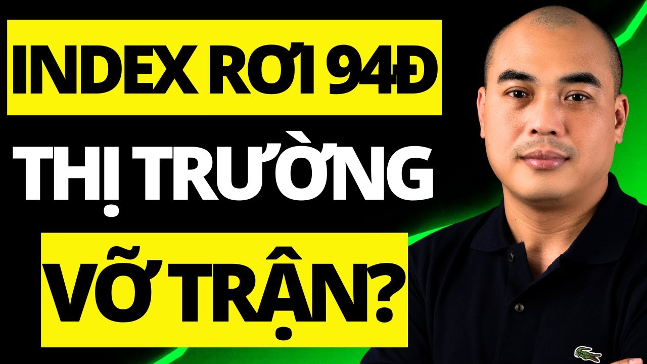 Cảnh báo: Vnindex GIẢM 94đ - BÁN THÁO diện rộng - Chiến lược hành động