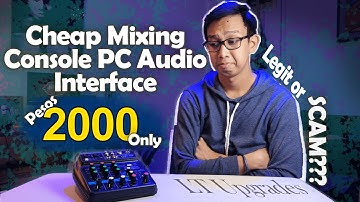 Cheap Audio Interface A4 4-Channel USB Mixer from Lazada Full Review (Teyun A4) English Review