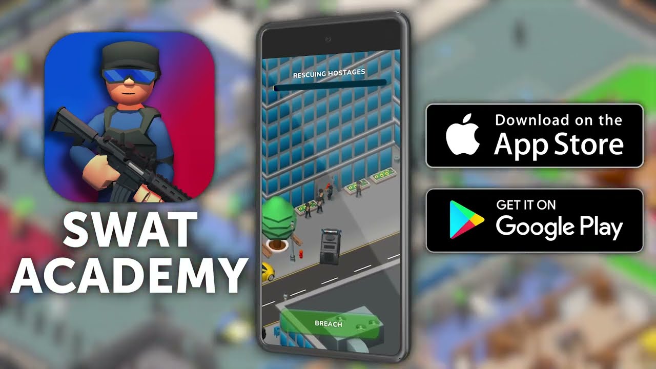 Idle SWAT Academy Tycoon MOD APK cover