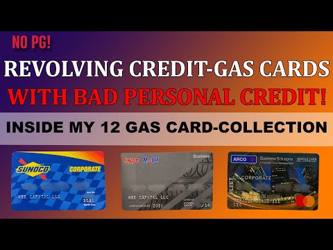 Revolving Credit Gas Cards With No PG | Goodbye Net 30 | Business Credit With Bad Personal Credit |