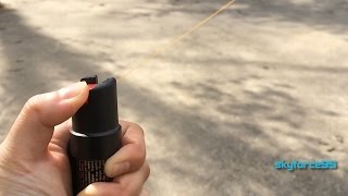 Sabre Red Pepper Spray with UV Dye Unboxing & Review