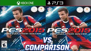 PES 2015 Xbox One Vs PS3