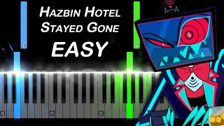 Hazbin Hotel - Stayed Gone | Easy Piano Tutorial