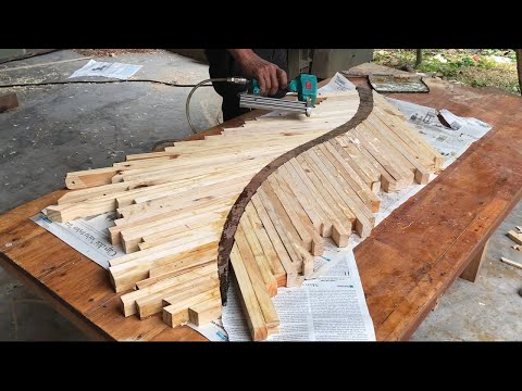 Video: DIY houten tafel: interessante ideeën, functies en foto's