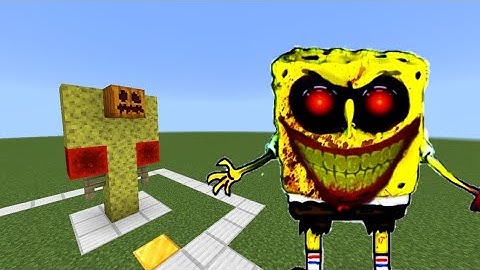 How To Summon SpongeBob.ExE in Minecraft