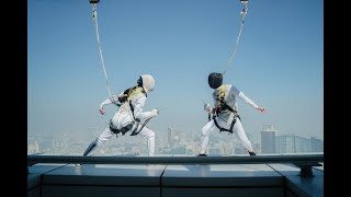 Fencing at 233m in the air!