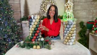 Kringle Express 101-piece Shatterproof Ornament Set on QVC