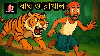মিথ্যাবাদী রাখালের গল্প | বাঘ ও রাখাল | Bengali Cartoon Animation | The Boy Who Cried Wolf